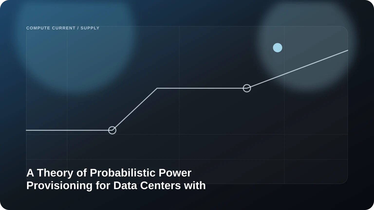 A Theory of Probabilistic Power Provisioning for Data Centers with Distributed Energy Storage editorial visual