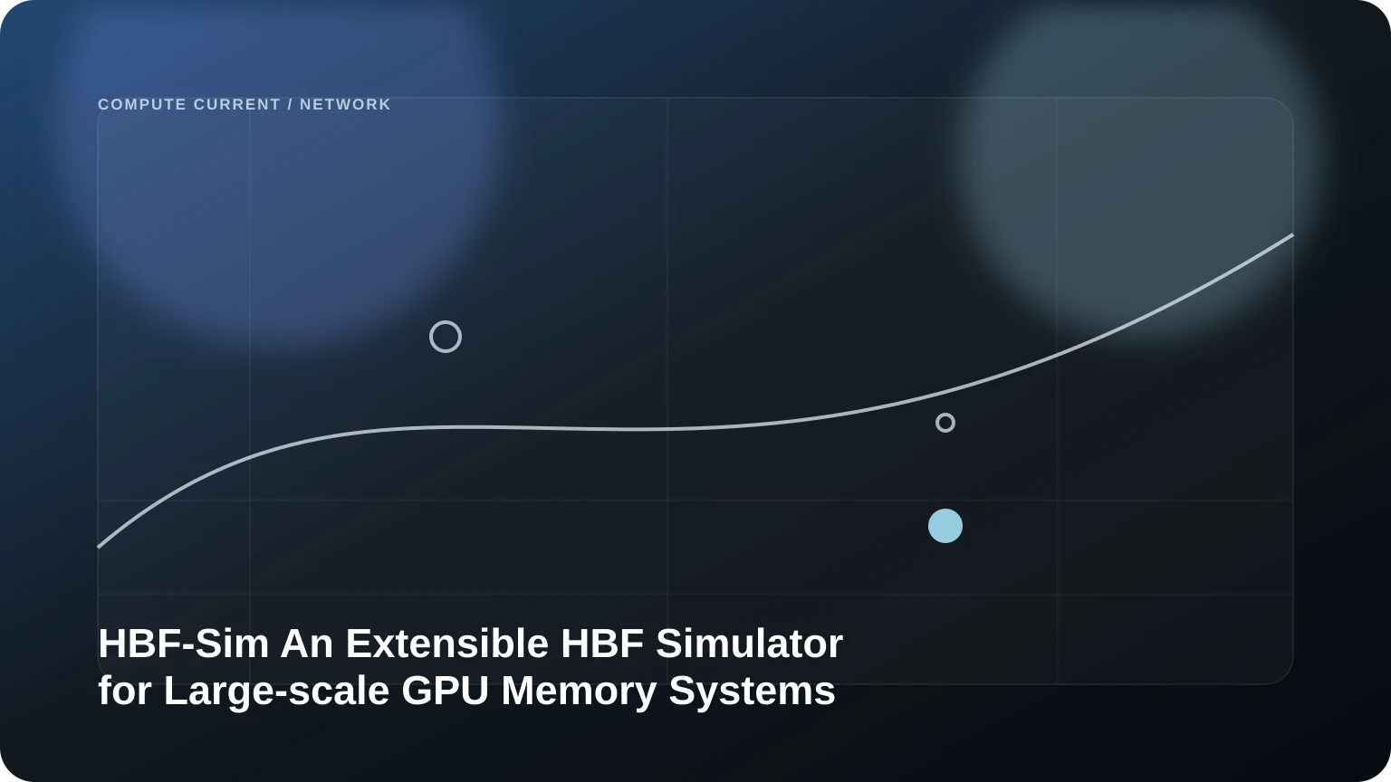 HBF-Sim: An Extensible HBF Simulator for Large-scale GPU Memory Systems editorial visual