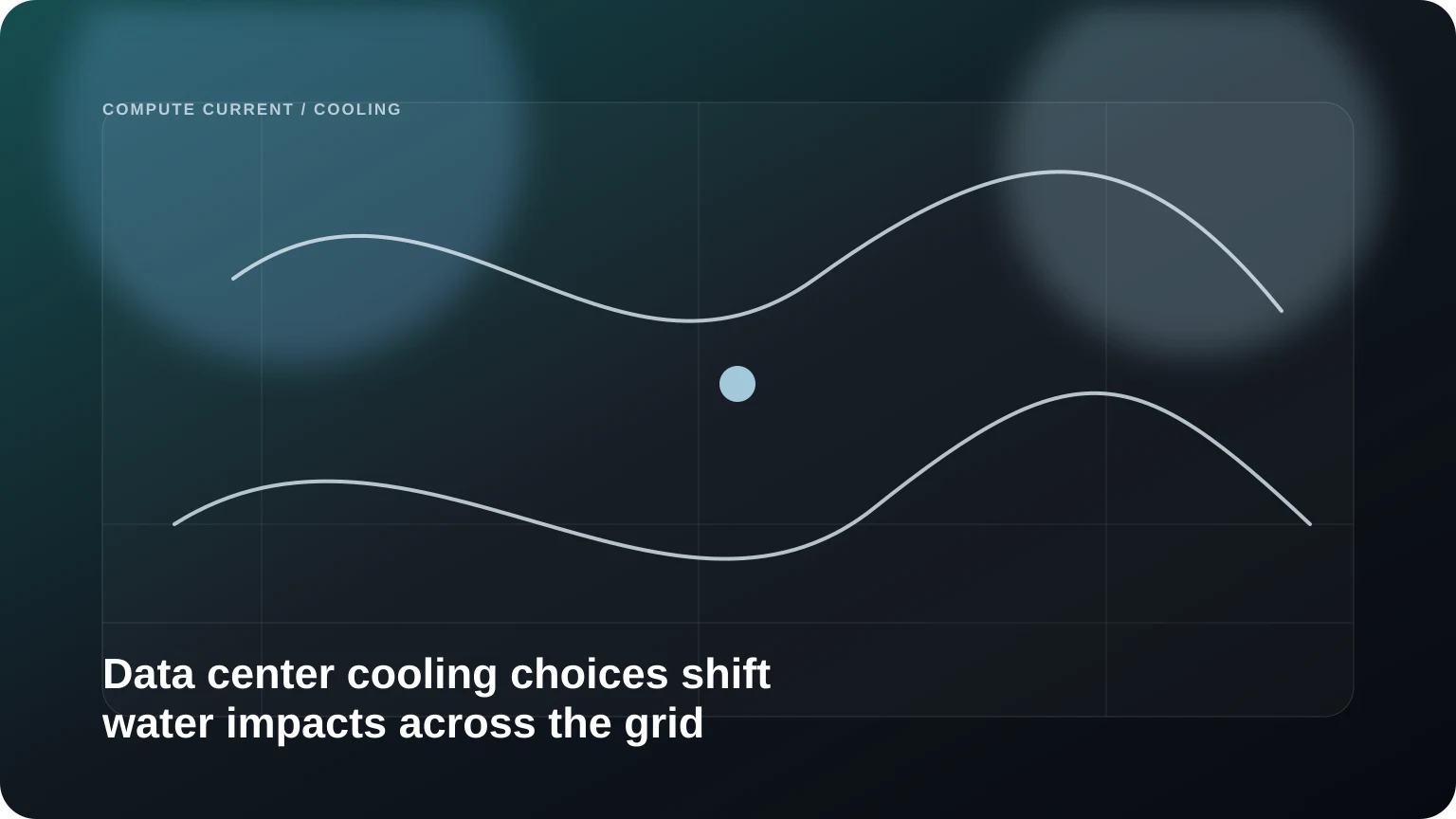 Data center cooling choices shift water impacts across the grid: An integrated water-energy model for sustainable data center development editorial visual